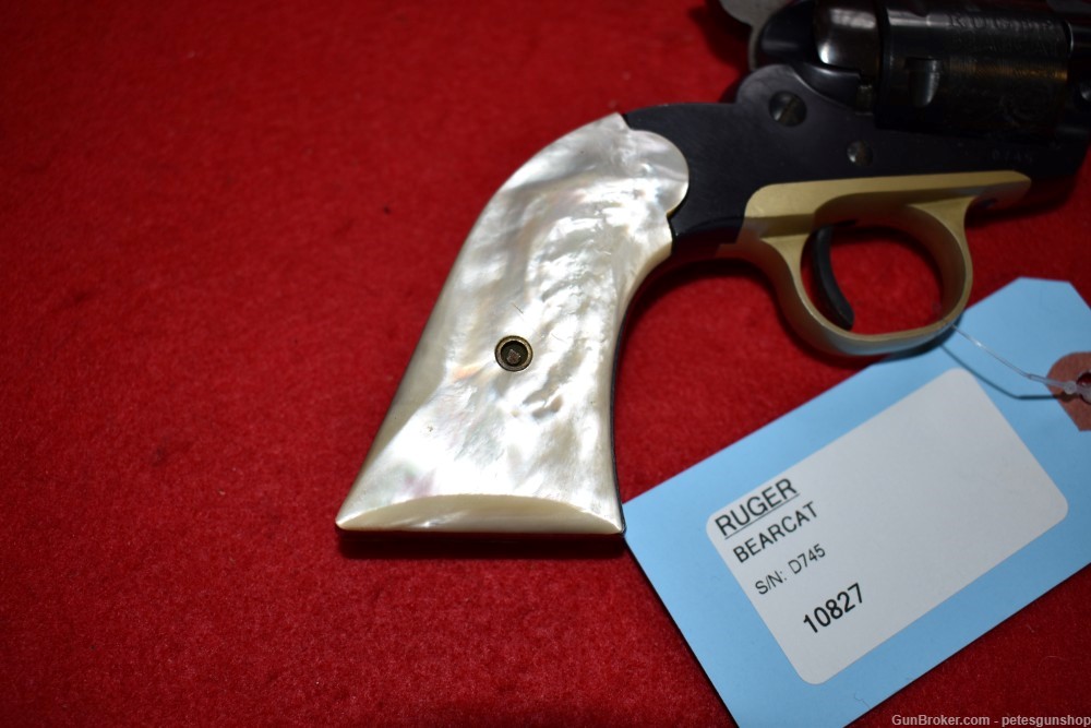 Ruger Bearcat Alphabet Series 1958, REAL Mother Of Pearl, C&R, PENNY START!-img-2