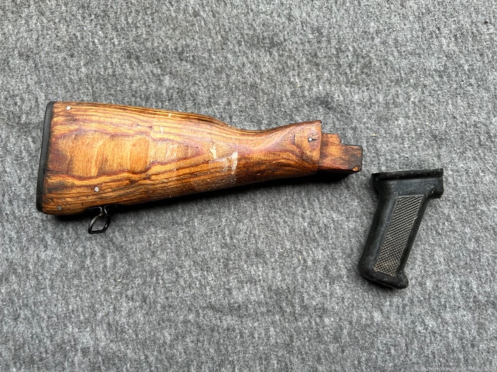 Original-Russian or Romanian AK47 Stock & Bakelite Pistol Grip-Surplus-img-0