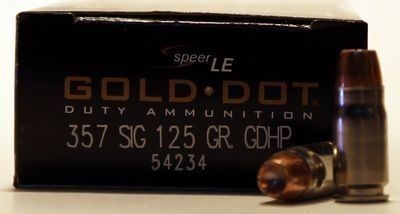 100rds Speer LE Gold Dot™ .357 SIG 125 grains JHP GDHP 54234 + FAST SHIP-img-1