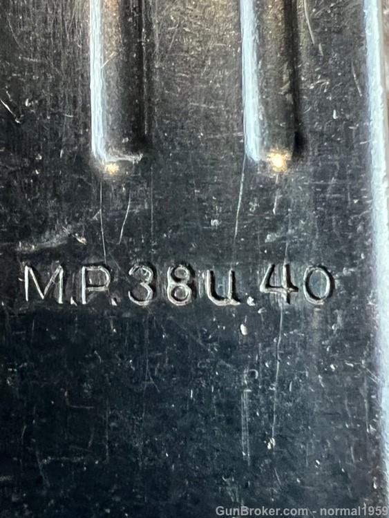 WW2 MP40 MAGAZINE RARE GQM MANUF. DATED 1942-img-2