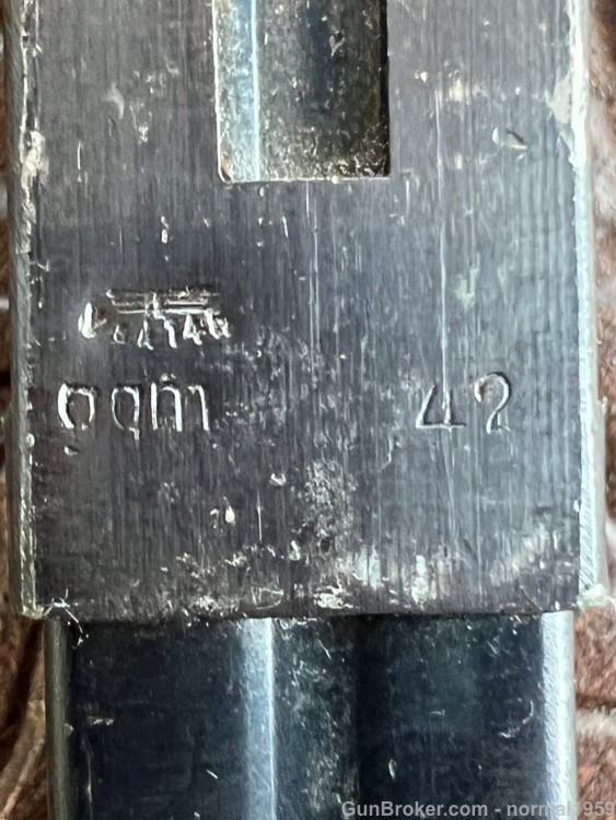 WW2 MP40 MAGAZINE RARE GQM MANUF. DATED 1942-img-4