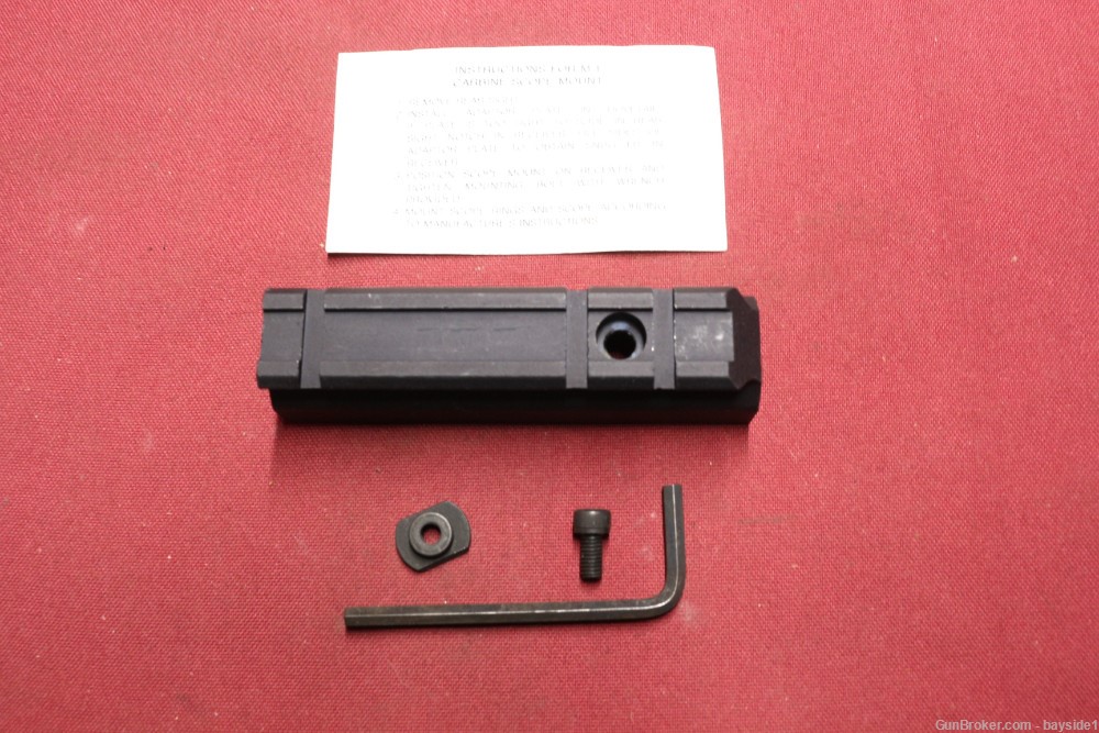  M1 Carbine Scope Mount Machined from Billet  Aluminum w/Directions-img-6