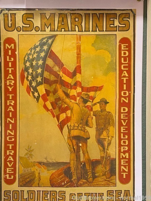 1914 USMC USN MILLS Y-CARTRIDGE BELT SUSPENDERS MINT UNISSUED MUSTARD TAN K-img-2