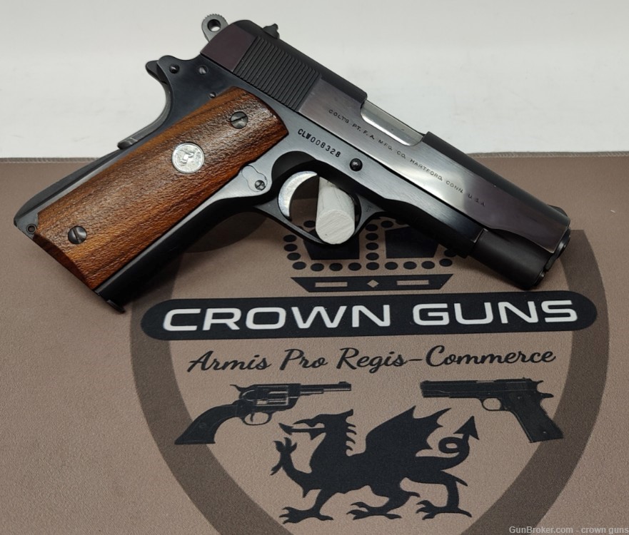 Colt Commander Lightweight 1911 in 9mm luger, Made in 1970, RARE -img-1