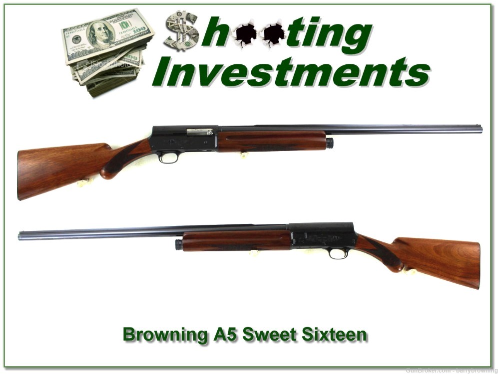  Browning A5 Sweet Sixteen 57 Belgium 28in Mod barrel-img-0