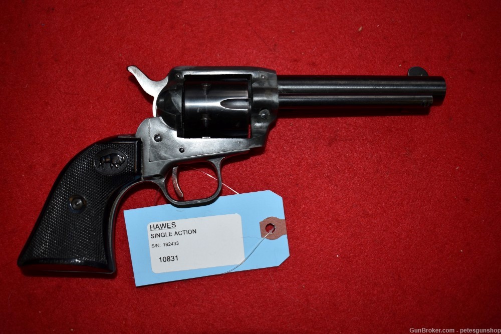 Hawes Single Action Cowboy Gun 22 LR, Nice, Penny START!-img-0