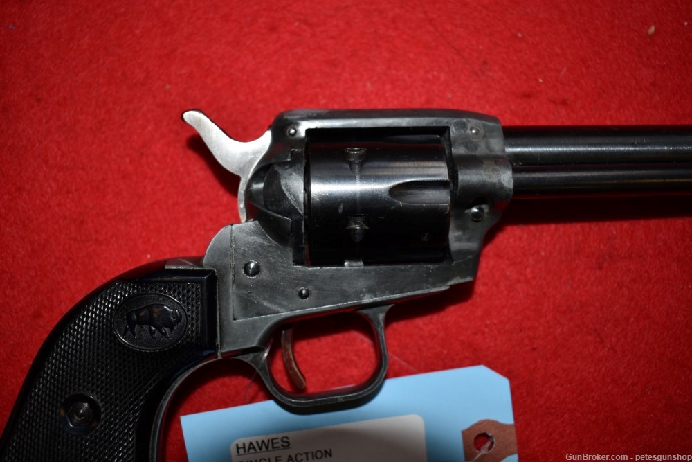 Hawes Single Action Cowboy Gun 22 LR, Nice, Penny START!-img-3