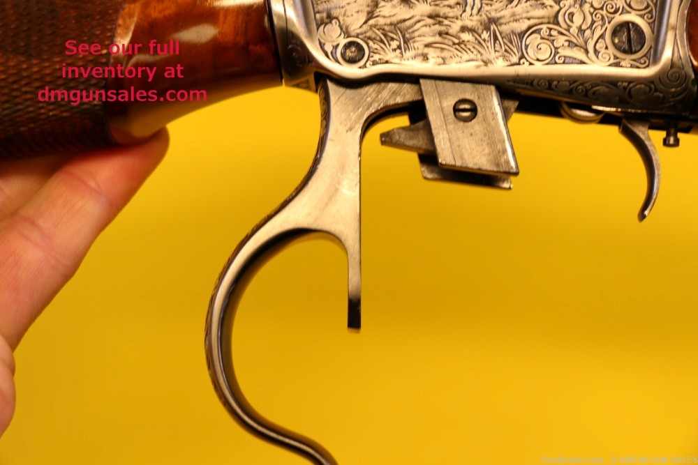 WINCHESTER 1885 .22LR HIGH WALL HIGHLY ENGRAVED RIFLE. STUNNING COLLECTOR -img-53