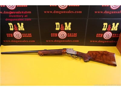 WINCHESTER 1885 .22LR HIGH WALL HIGHLY ENGRAVED RIFLE. STUNNING COLLECTOR 