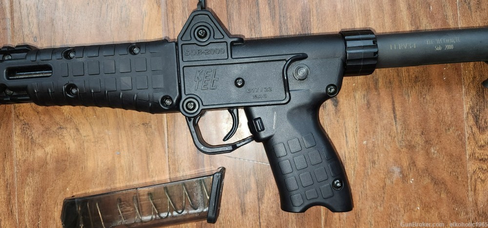 Kel Tec Gen 2 Sub 2000 Sub 2K Black Glock G17 / 22 9mm Luger 9X19 Folding -img-1