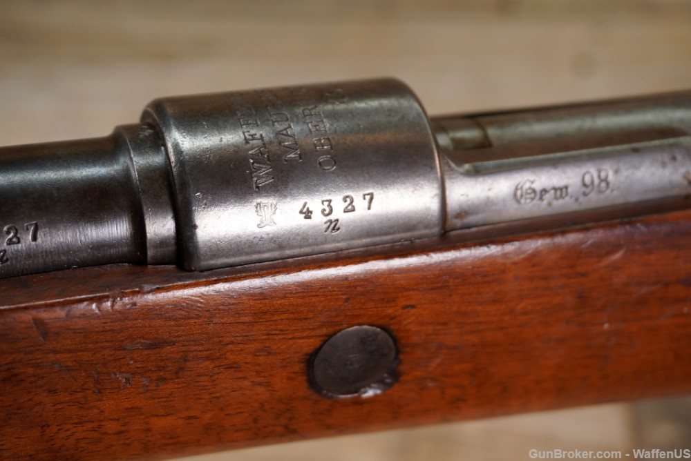 Imperial German Mauser GEW98 WW1 Oberndorf 1916 WWI C&R ok 8mm 98 -img-42