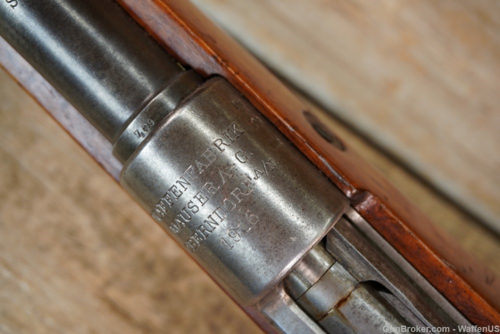 Imperial German Mauser GEW98 WW1 Oberndorf 1916 WWI C&R ok 8mm 98 -img-47