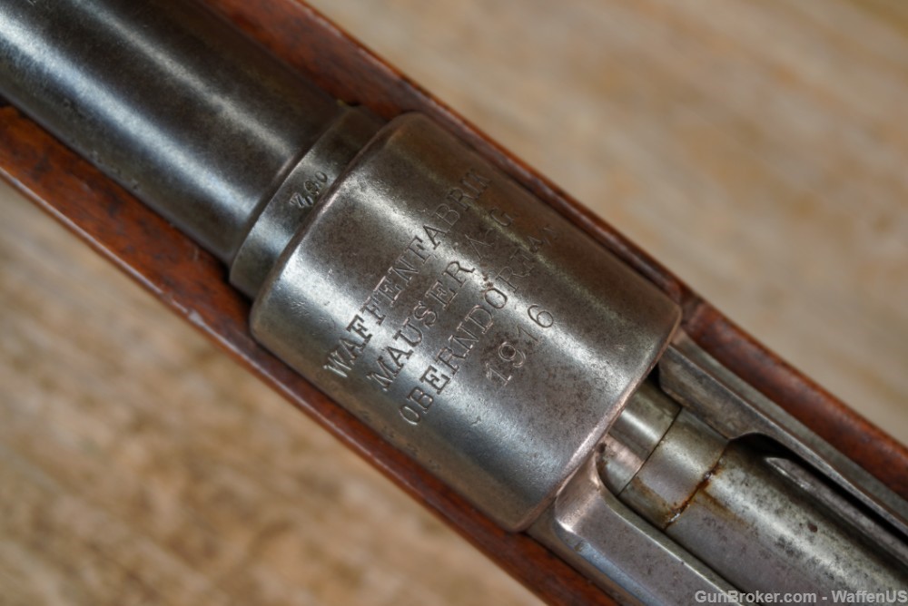 Imperial German Mauser GEW98 WW1 Oberndorf 1916 WWI C&R ok 8mm 98 -img-46