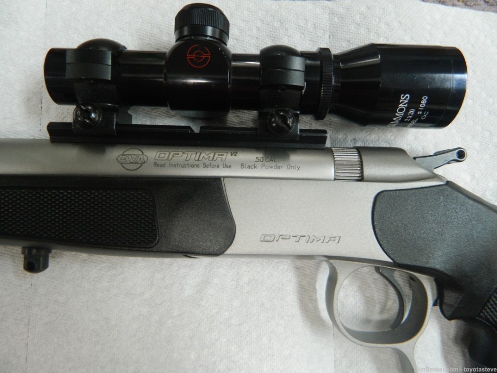 CVA Optima V2 .50 Caliber Muzzleloader Pistol-img-3