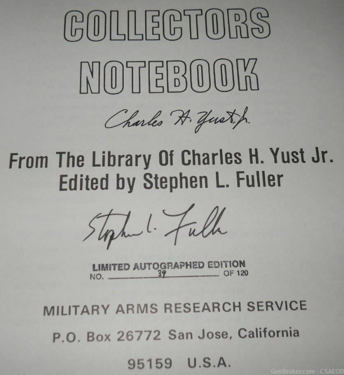 CARTRIDGES FOR COLLECTORS THE BEST SINGLE BOOK LIMITED DOUBLE AUTOGRAPHED -img-9