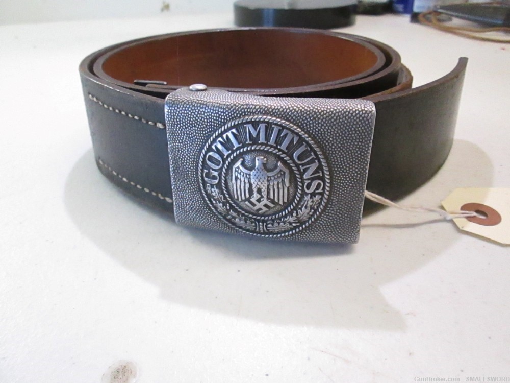 Original WWII German aluminum belt and buckle #w63 -img-0