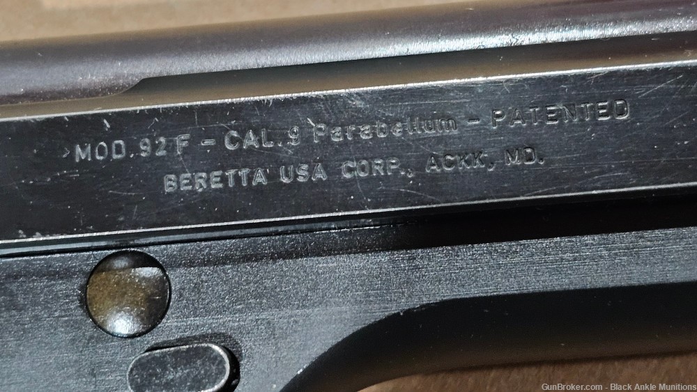 Beretta 92F Pistol 9MM 10rd Used Italy-img-14