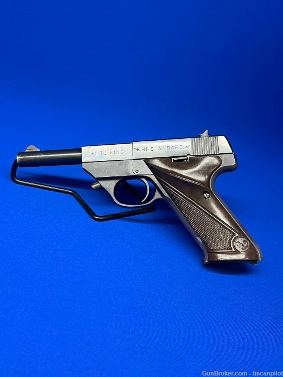 High Standard Flite King .22 LR Pistol no reserve penny auction -img-3