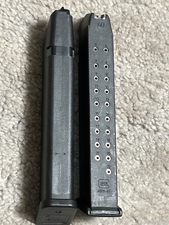 Two 22rd Glock 40 S&W magazines-img-1