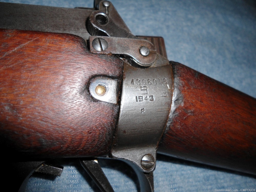 1943 U.S. Property marked Savage No.4 Mk.1*Enfield SMLE rifle .303 British -img-2