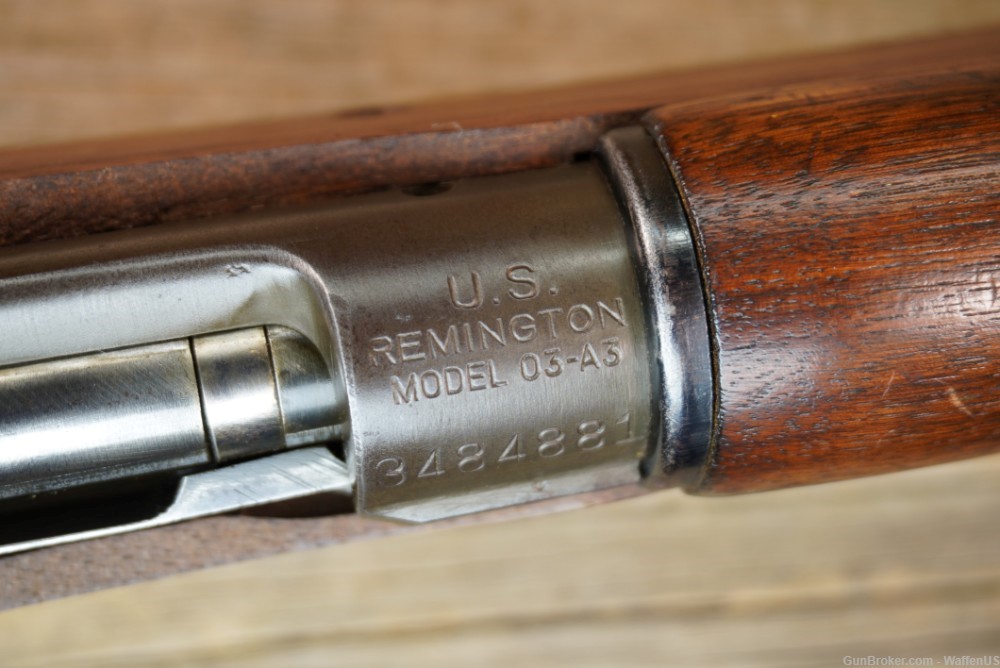 Remington 1903 A3 w/ C stock 1943 EXC BORE 03A3 C&R ok WWII -img-8