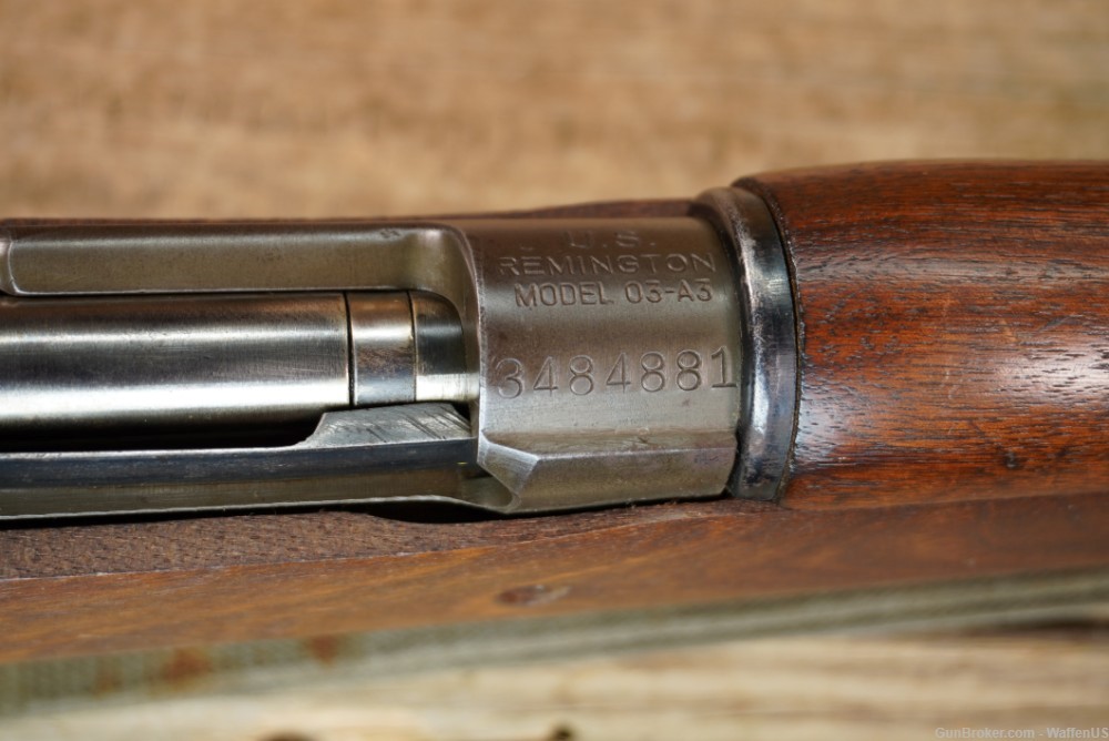 Remington 1903 A3 w/ C stock 1943 EXC BORE 03A3 C&R ok WWII -img-9