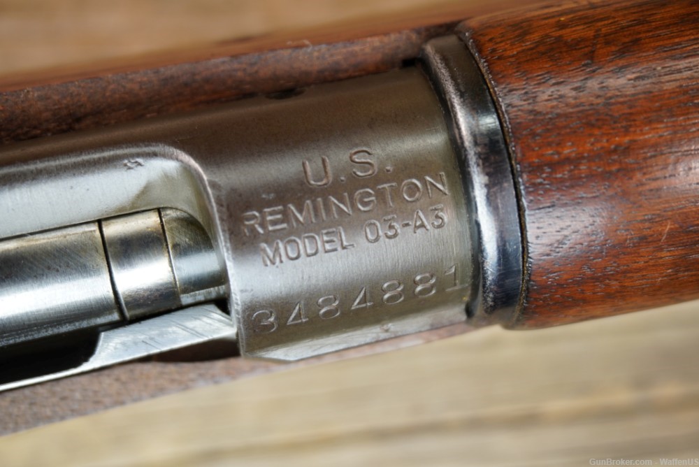 Remington 1903 A3 w/ C stock 1943 EXC BORE 03A3 C&R ok WWII -img-7