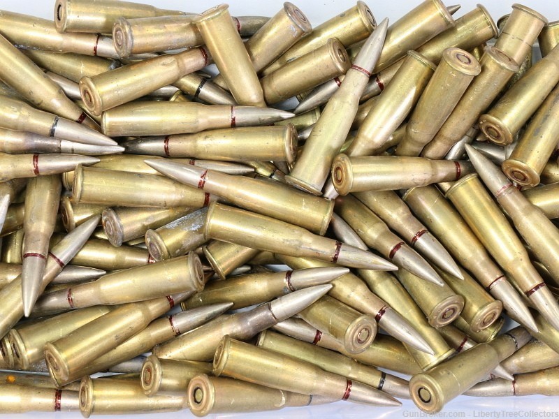 French 8mm Lebel Vintage Ammunition Lot 125 rnds-img-0