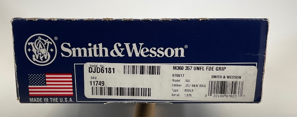 Smith & Wesson S&W 360, M360, J frame, Airweight Revolver, 357 Mag - LNIB-img-10