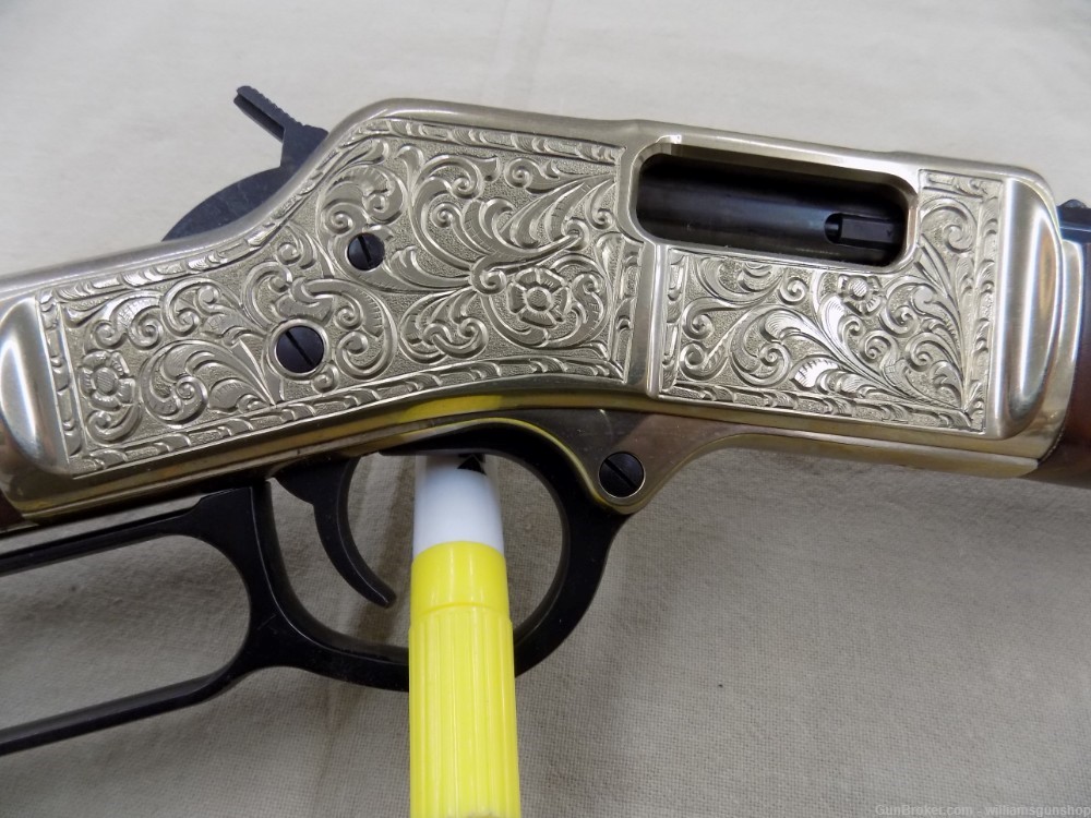 Henry Big Boy Deluxe, Brass Engravings .357 Magnum Octagon BBL,-img-3