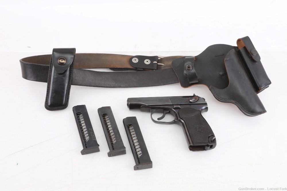 Arsenal Bulgaria 9x18 Makarov w/ Leather Rig Holster THREE mags NO RESERVE!-img-0