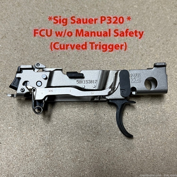 *Sig Sauer P320 OEM Factory FCU w/o Manual Safety*Post Upgrade*NEW-img-0