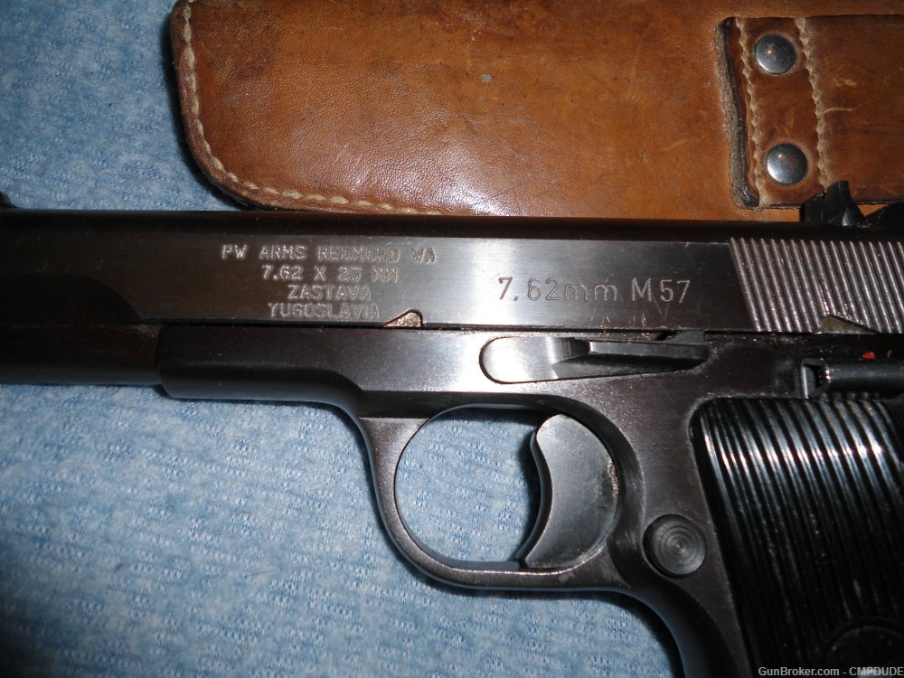 Yugo Zastava M57 Tokarev PISTOL 7.62x25mm with original holster & magazine-img-3