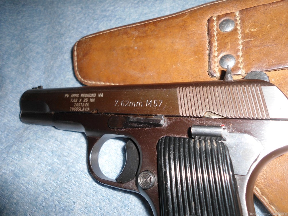 Yugo Zastava M57 Tokarev PISTOL 7.62x25mm with original holster & magazine-img-4