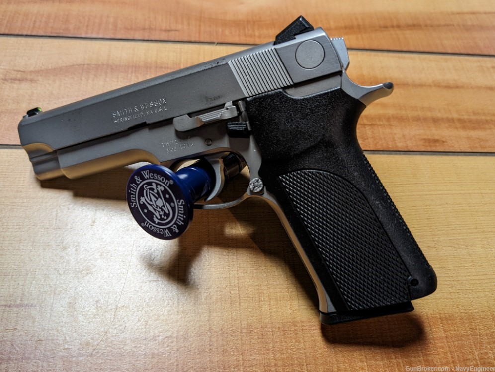 S&W Model 1076 10mm with decocker Smith & Wesson 3rd gen stainless -img-7