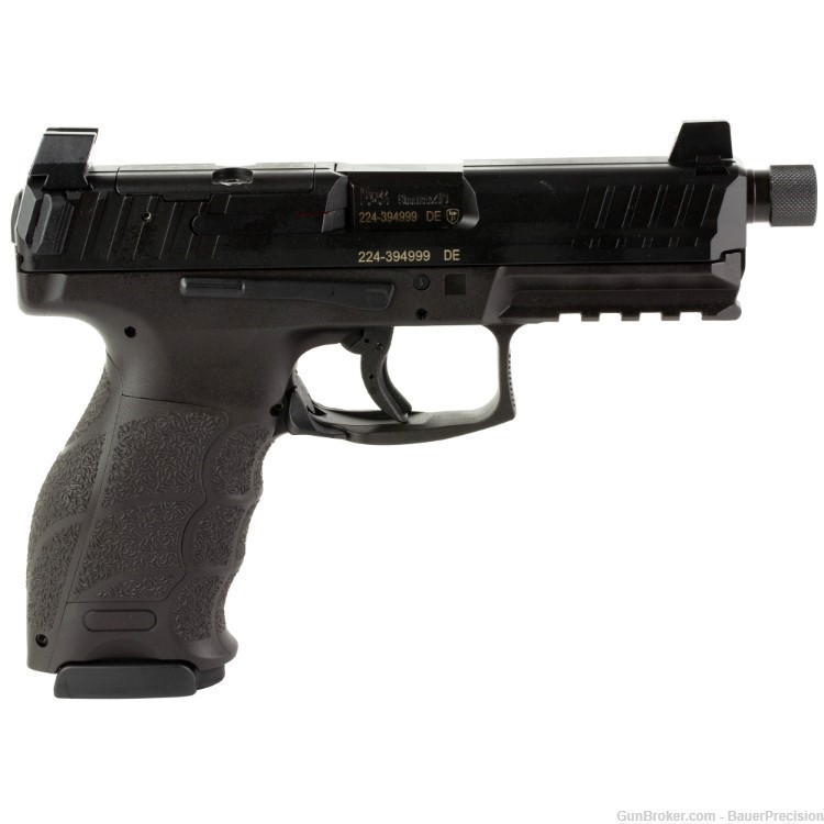 HK VP9 Tac OR Pistol 9MM 4.7" Threaded Barrel 17 Rd 81000625*-img-0