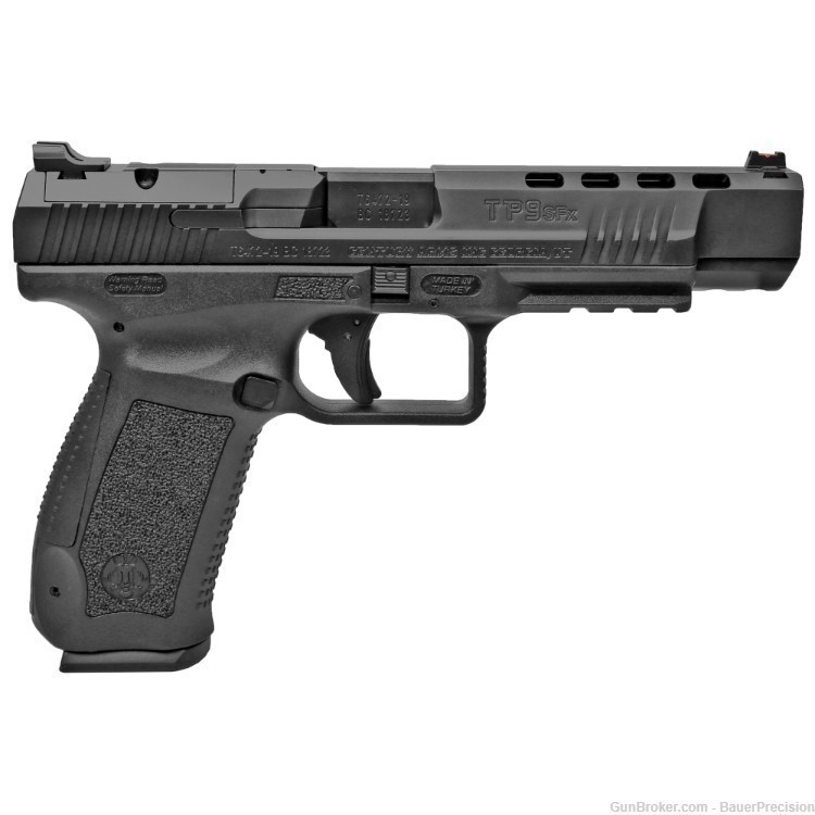 CANIK TP9SFx Pistol 9MM 5.2" Barrel Black 20 Rd Optic Ready HG5632-N-img-0