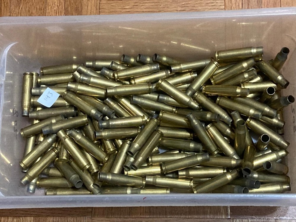 308 Brass Rifle Cases Federal FC Brass 143 pcs 7.62 7.62x51 308 Win-img-0