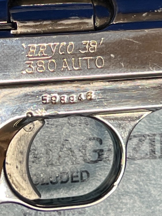 Jennings Bryco 38 .380 Pistol no reserve penny auction-img-6