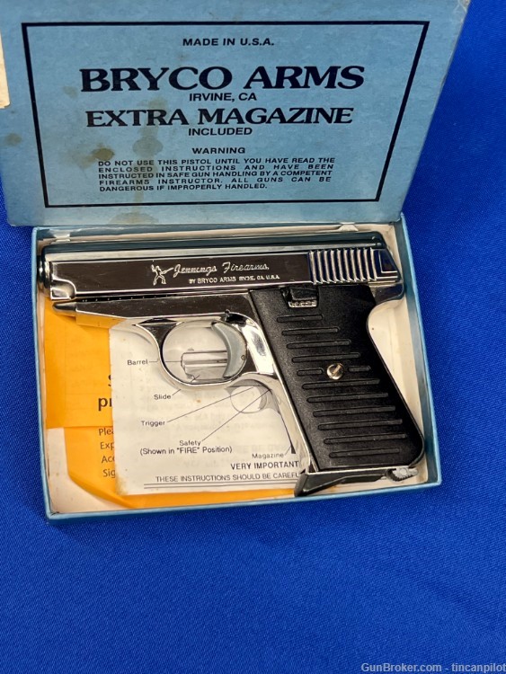 Jennings Bryco 38 .380 Pistol no reserve penny auction-img-2