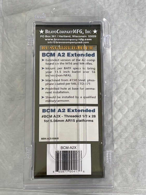 BCM A2 Extended Flash Hider BCM-A2X-img-1