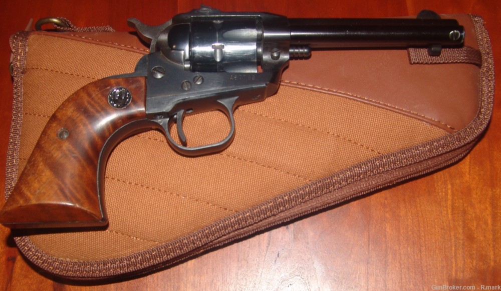 Old (3-Screw) Ruger Single Six in .22WMR (.22 Magnum) with 4.5" Barrel-img-1