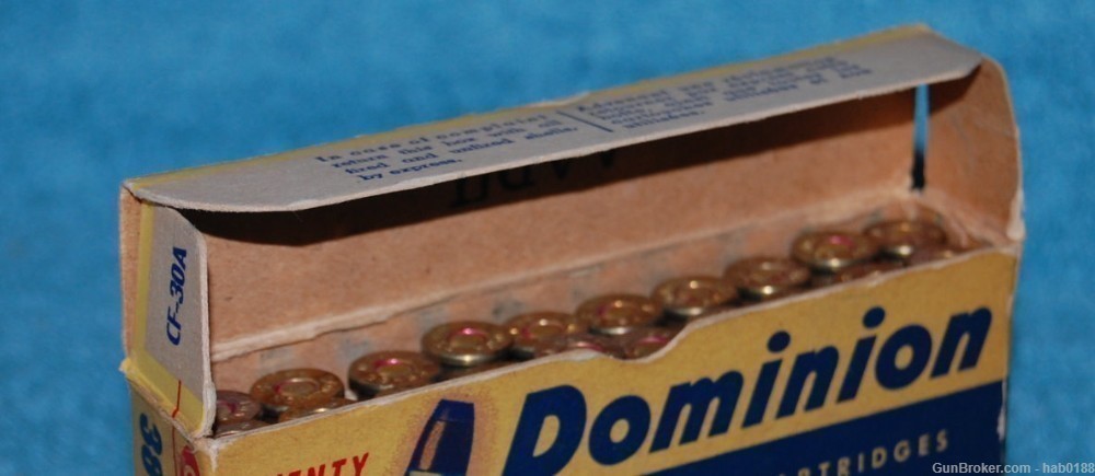 Vintage Full Box of CIL Dominion 38-55 Winchester w/ 255 gr SP-img-6