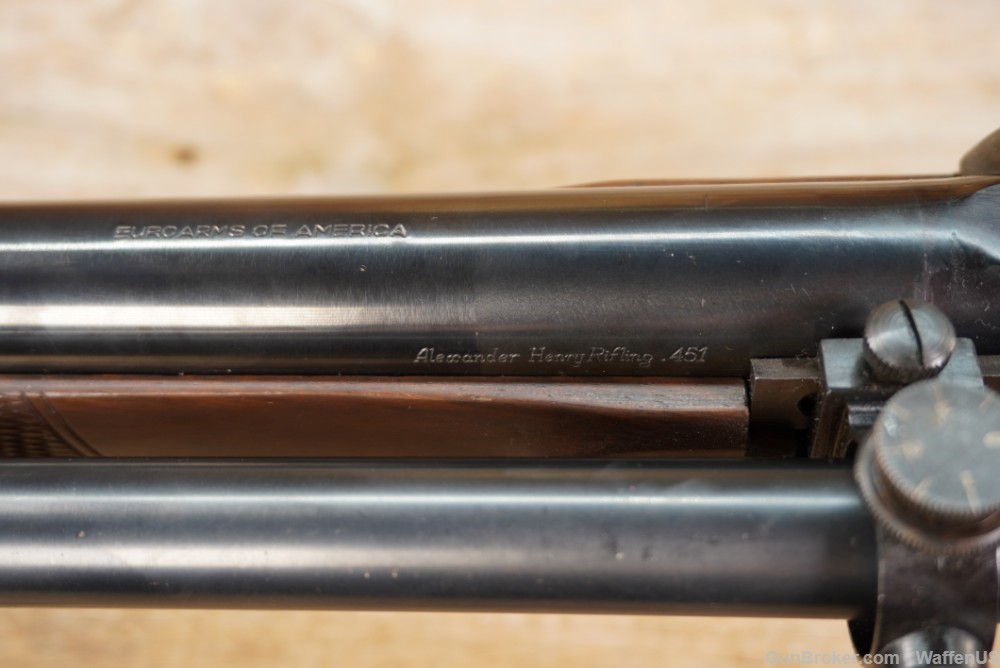 Euroarms Henry Volunteer percussion .451 SCOPED 33in Malcolm 6x -img-35