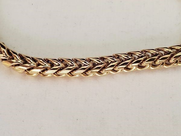 ITALGEM STEEL Men's IP Yellow Gold Steel Chain Bracelet. SMB150. *REDUCED*-img-3