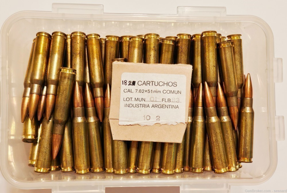 214 Rd NATO 7.62X51MM 182 Argentinian, 32 Portuguese rounds-img-3
