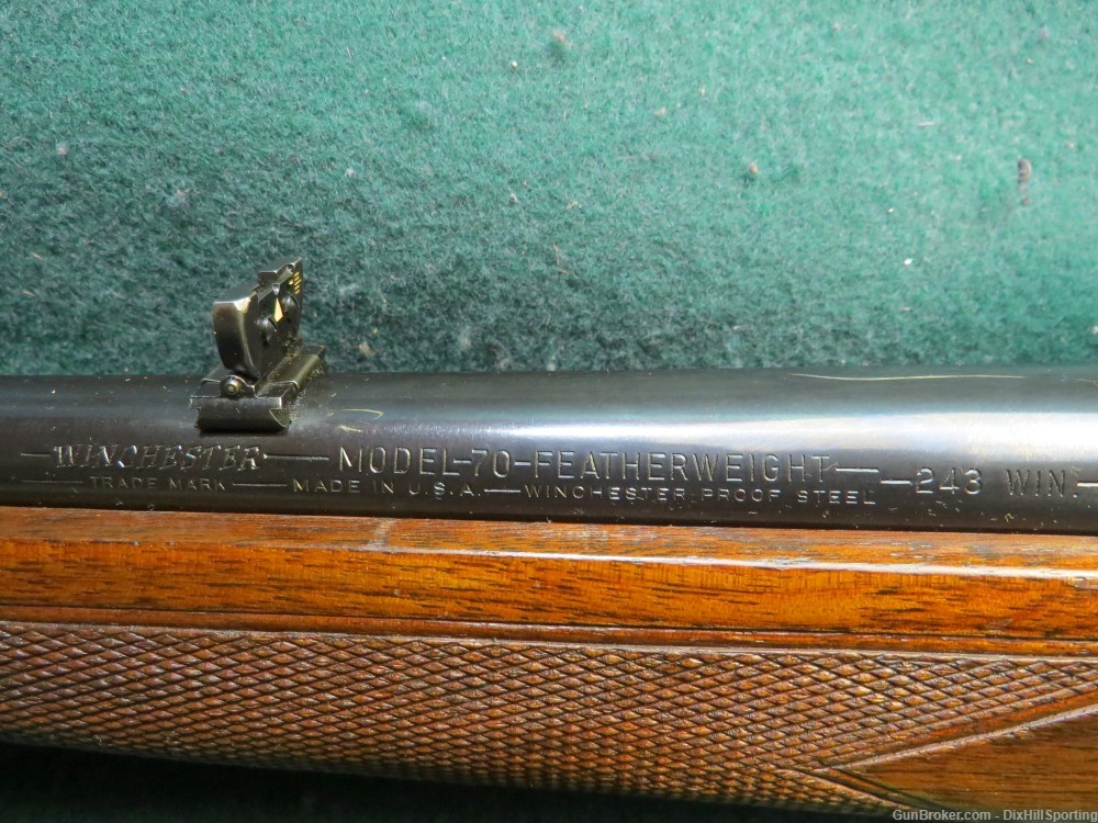 Winchester 70 Featherweight .243 Win 1955 pre-64 Good to Very Good Cond-img-7