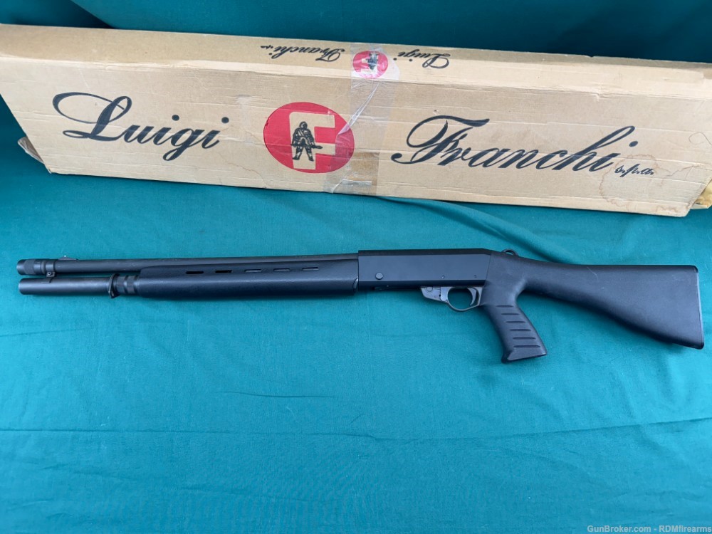 Franchi LAW-12 12ga Italy Semi Automatic Shotgun 1987 Excellent Box .01 NR-img-3