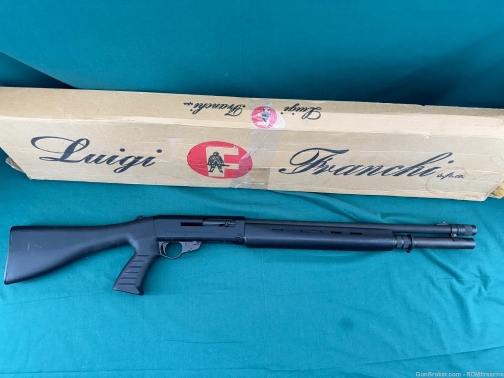Franchi LAW-12 12ga Italy Semi Automatic Shotgun 1987 Excellent Box .01 NR-img-2