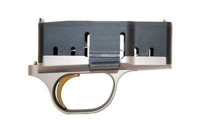 BLASER R8 TRIGGER GROUP, SILVER WITH GOLD TRIGGER-img-0